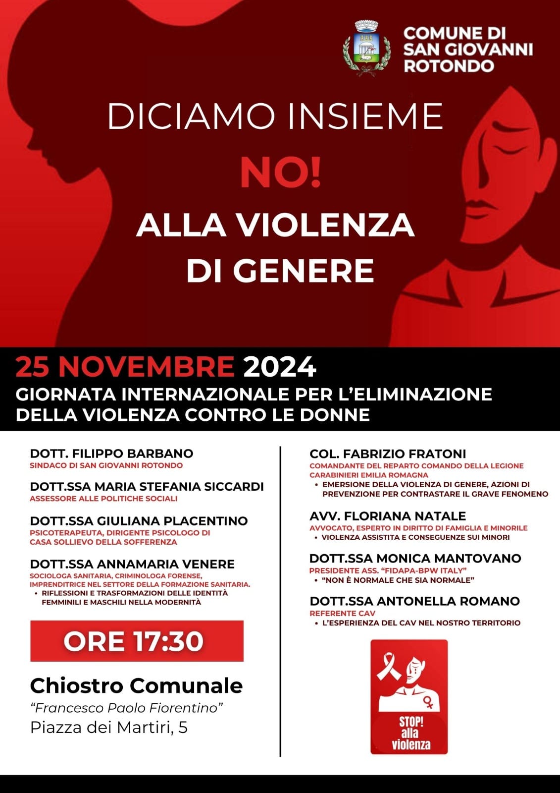 Giornata Violenza Donne