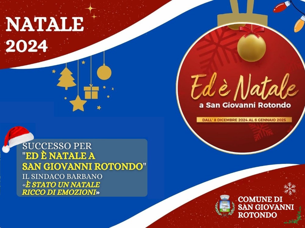 Ed è natale a san giovanni rotondo locandina